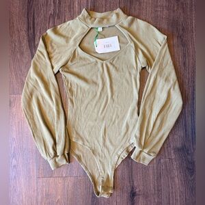 Peach Love California Gone for Tonight Bodysuit